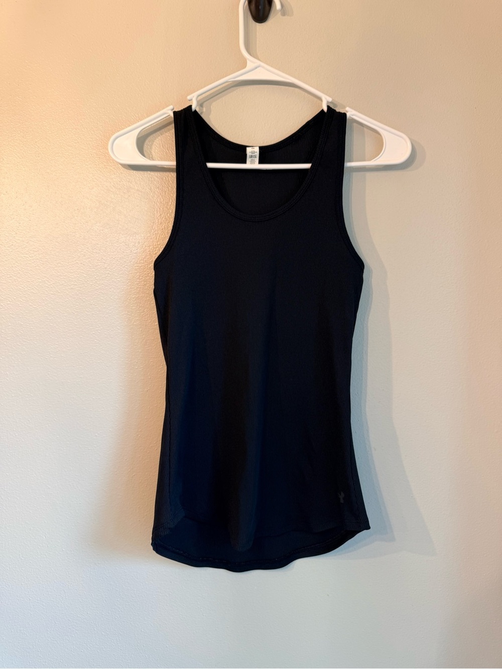 Under Armour Black Ribbed Performance Tank